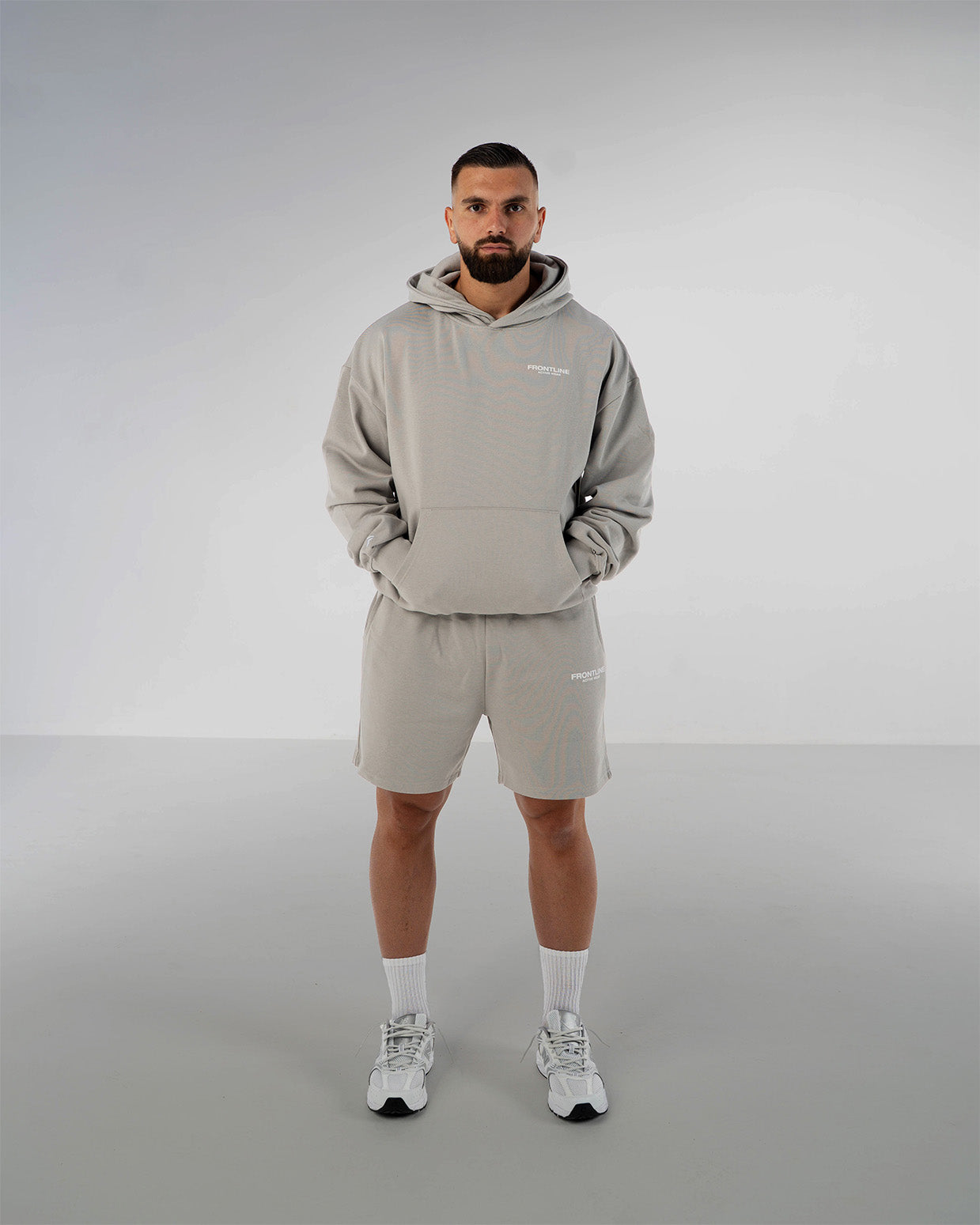 Essential Jogger Shorts Grijs