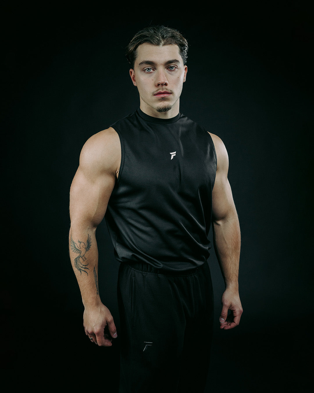 Aftermath Oversized Tank Black