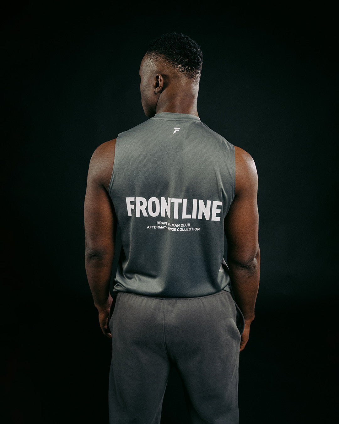 Aftermath Oversized Tank Grey