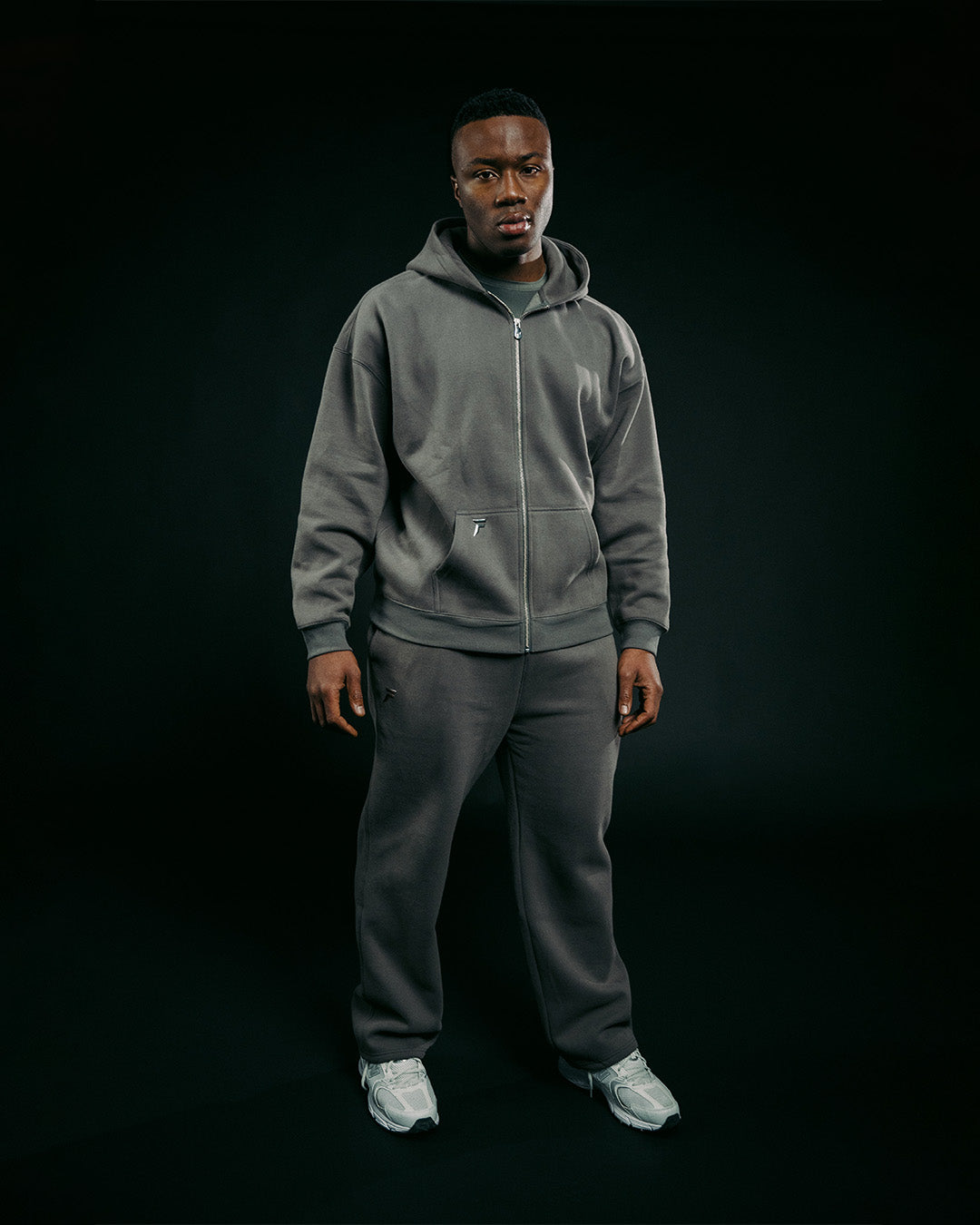 Aftermath Zipper Hoodie Grey