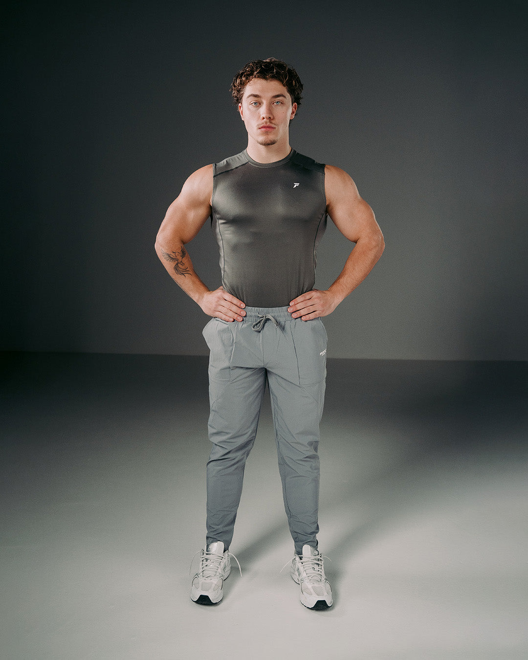 Vital Compressed Tank Grey